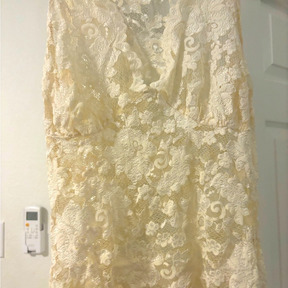 Stretch Lace camisole off white summer date night